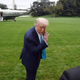 Former President Donald Trump on the South Lawn of the White House on September 26, 2020.